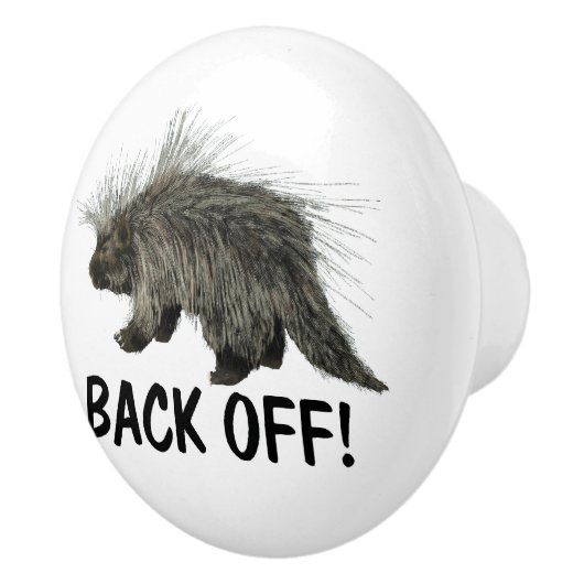 Prickly Porky Keramische Knop (Rechts)