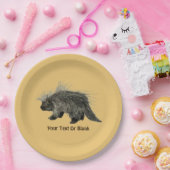 Prickly Porky Papieren Bordje (Feest)