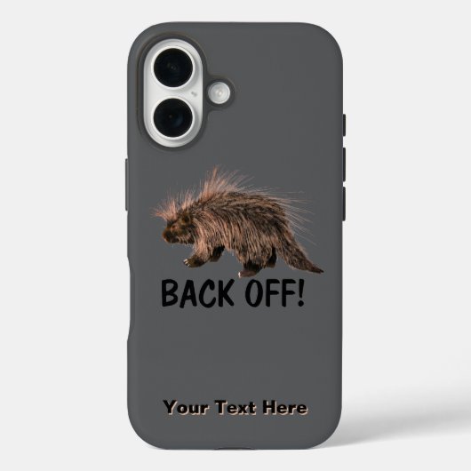 Prickly Porky - Terug uit Case-Mate iPhone Case (Achterkant)