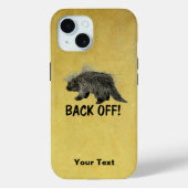 Prickly Porky - Terug uit Case-Mate iPhone Case (Achterkant)