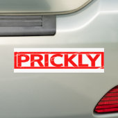 Prickly Stamp Bumpersticker (Op auto)