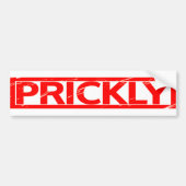 Prickly Stamp Bumpersticker (Voorkant)