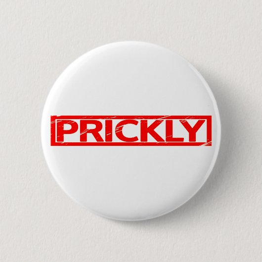 Prickly Stamp Ronde Button 5,7 Cm (Voorkant)