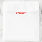 Prickly Stamp Ronde Sticker (Tas)