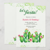 Prickly Uitnodiging (Voorkant / Achterkant)