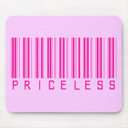 Pricless Barcode Muismat (Voorkant)