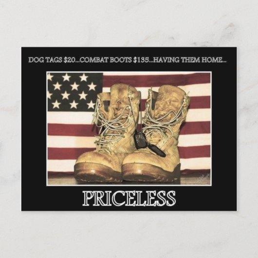 Pricless Briefkaart (Voorkant)
