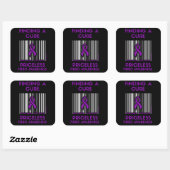 Pricless...Fibro Vierkante Sticker (Vel)