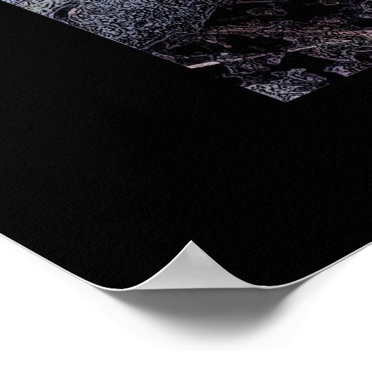 Pricolische peratomen-inkteffect poster (Hoek)