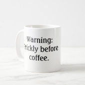 Pricollig voor koffie - koffie - Mok (Voorkant links)