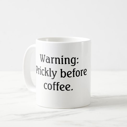 Pricollig voor koffie - koffie - Mok (Voorkant links)