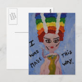 Pride 2016 Briefkaarten - Ik ben op deze manier ge (Voorkant / Achterkant)