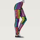 Pride 2020 Originele 8 Stripes LGBT Regenboog Teks Leggings (Rechts)