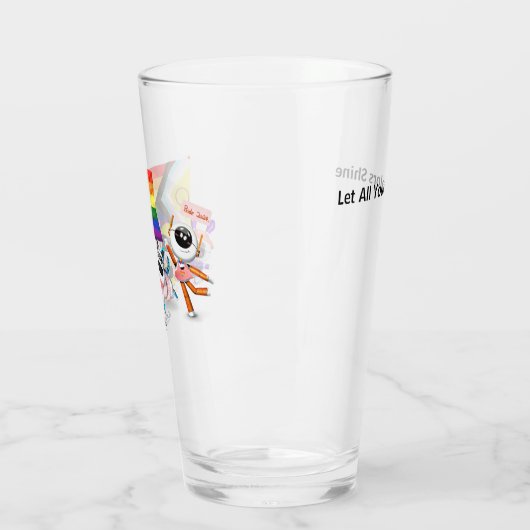 Pride 2024 - Glazen Tumbler (Links)