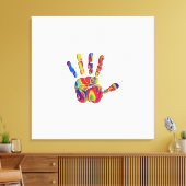 Pride 30" * 30" Ingepakt canvas print (Insitu (Woonkamer))