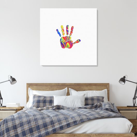Pride 30" * 30" Ingepakt canvas print (Insitu (Slaapkamer))
