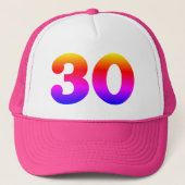 Pride 30e verjaardagsfeestje trucker pet (Voorkant)