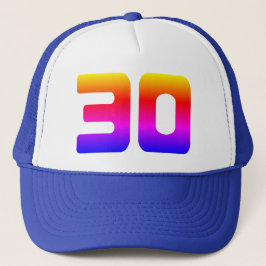 Pride 30e verjaardagsfeestje trucker pet