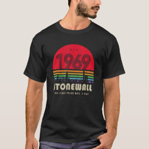 Pride 50th Jubileum Stonewall 1969 was een oproerl T-shirt