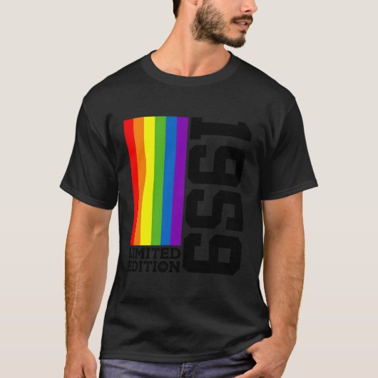 Pride 64e LGBTQ 1959 Queer T-shirt (Voorkant)