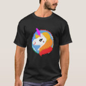 Pride 8-bits Unicorn Rainbow Grafische T - shirts (Voorkant)