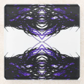 Pride Abstract 7 Deadly Sins Alcohol Ink Art Glazen Onderzetter (Voorkant)