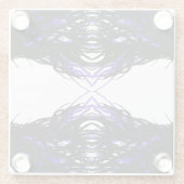 Pride Abstract 7 Deadly Sins Alcohol Ink Art Glazen Onderzetter (Achterkant)