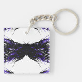 Pride Abstract 7 Deadly Sins Alcohol Ink Art Sleutelhanger (Achterkant)