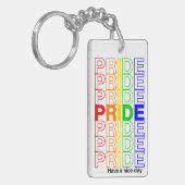 Pride Acryl Sleutelhanger (Voorkant Links)