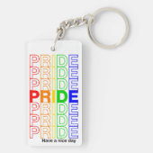 Pride Acryl Sleutelhanger (achterkant)