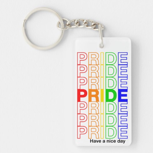 Pride Acryl Sleutelhanger (Voorkant)