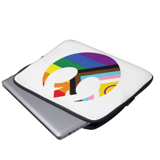Pride Alliance Laptop Hoesje Laptop Sleeve (Voorkant onderkant)