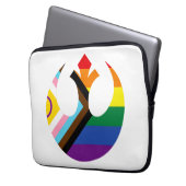 Pride Alliance Laptop Hoesje Laptop Sleeve (Voorkant Links)