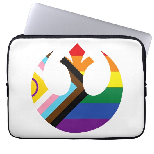 Pride Alliance Laptop Hoesje Laptop Sleeve (Voorkant)