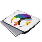 Pride Alliance Laptop Hoesje Sleeve (Voorkant onderkant)