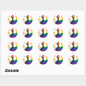 Pride Alliance Ronde Sticker (Vel)