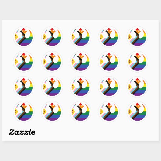 Pride Alliance Ronde Sticker (Vel)