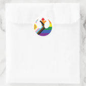 Pride Alliance Ronde Sticker (Tas)