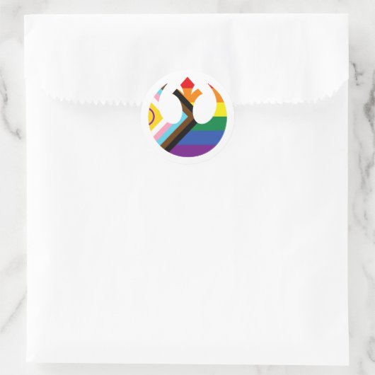 Pride Alliance Ronde Sticker (Tas)
