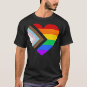 Pride Allyship Heart T-shirt (Voorkant)