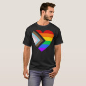 Pride Allyship Heart T-shirt (Voorkant volledig)