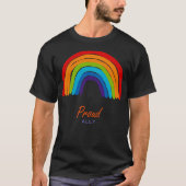 Pride Allyship Rainbow T-shirt (Voorkant)