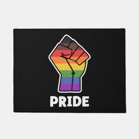 Pride Alternative Pride Fist Design voor Gelijkhei Deurmat (Voorkant)