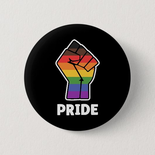 Pride Alternative Pride Fist Design voor Gelijkhei Ronde Button 5,7 Cm (Voorkant)