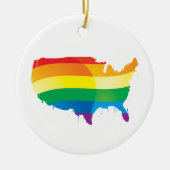 PRIDE AMERICA KERAMISCH ORNAMENT (Voorkant)