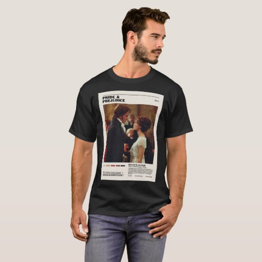 Pride &amp; Prejudice Poster Classic T-Shirt (Voorkant volledig)