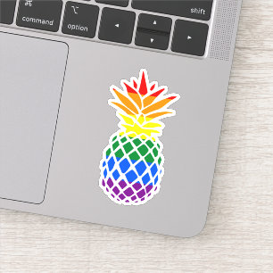 Pride Ananas Regenboogvlag Sticker