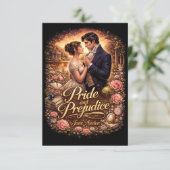 Pride and Prejudice Bedankkaart (Staand voorkant)