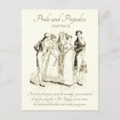 Pride and Prejudice Bingley Darcy Ball Entree Briefkaart (Voorkant)