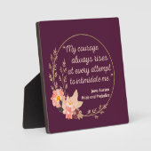 Pride and Prejudice Citaat I - Cute Stijl Fotoplaat (Voorkant)